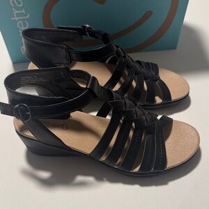 Baretraps Comfort Sandals Womens 7 Black Havannah